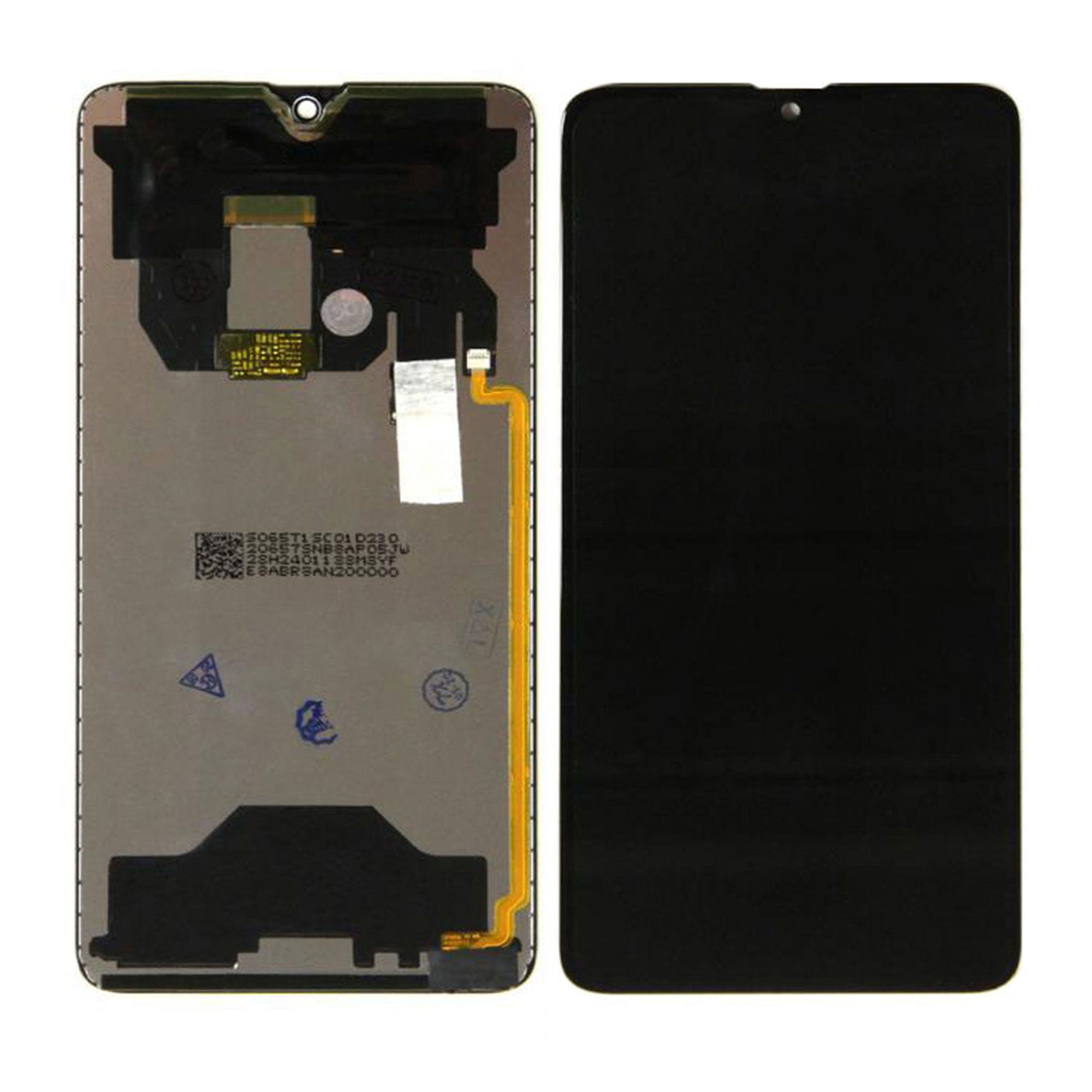 Ecrã e Digitalizador Huawei Mate 20 sem Aro Preto OEM