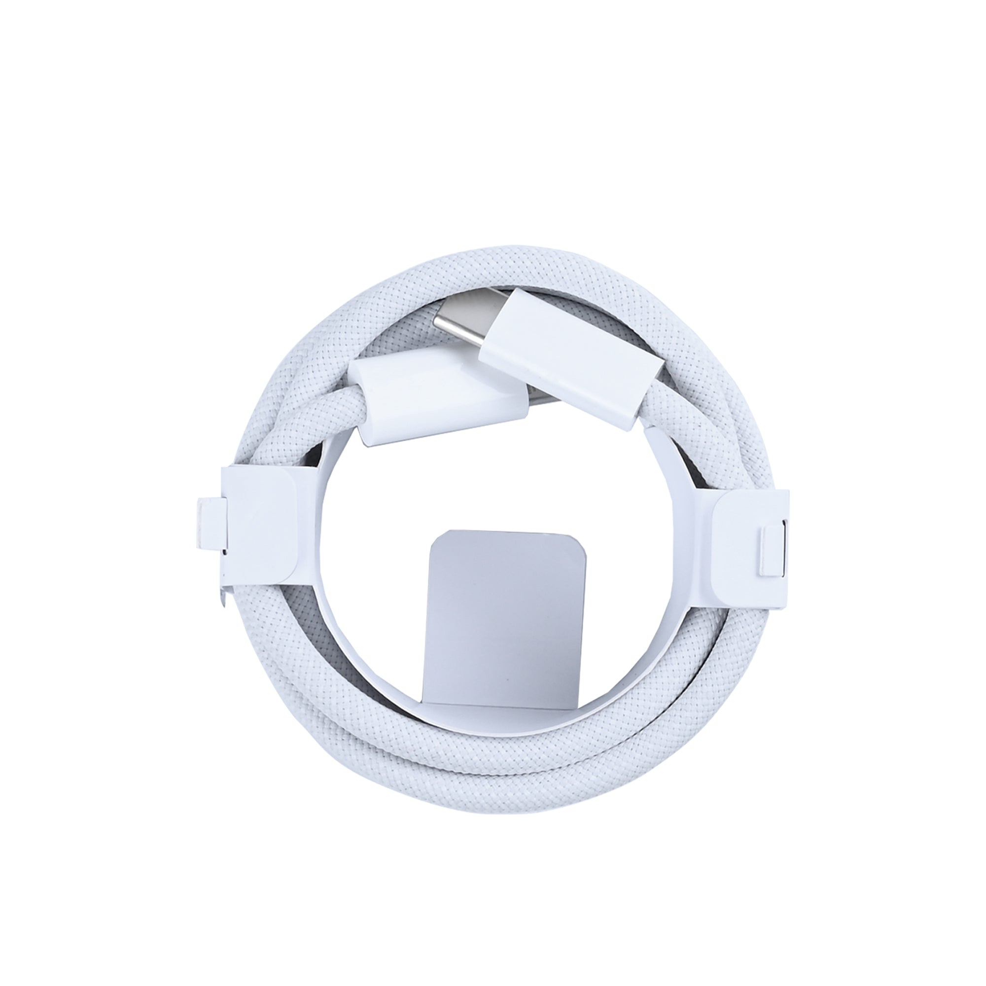 كابل شحن USB-C من Apple MU2G3ZM/A، بطول 200 سم، أبيض، بالعبوة الأصلية للبيع بالتجزئة