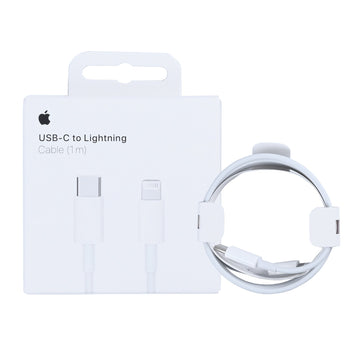 كيبل Apple MUQ93ZM/A USB-C إلى Lightning بطول 100 سم أبيض (علبة أصلية للبيع بالتجزئة)