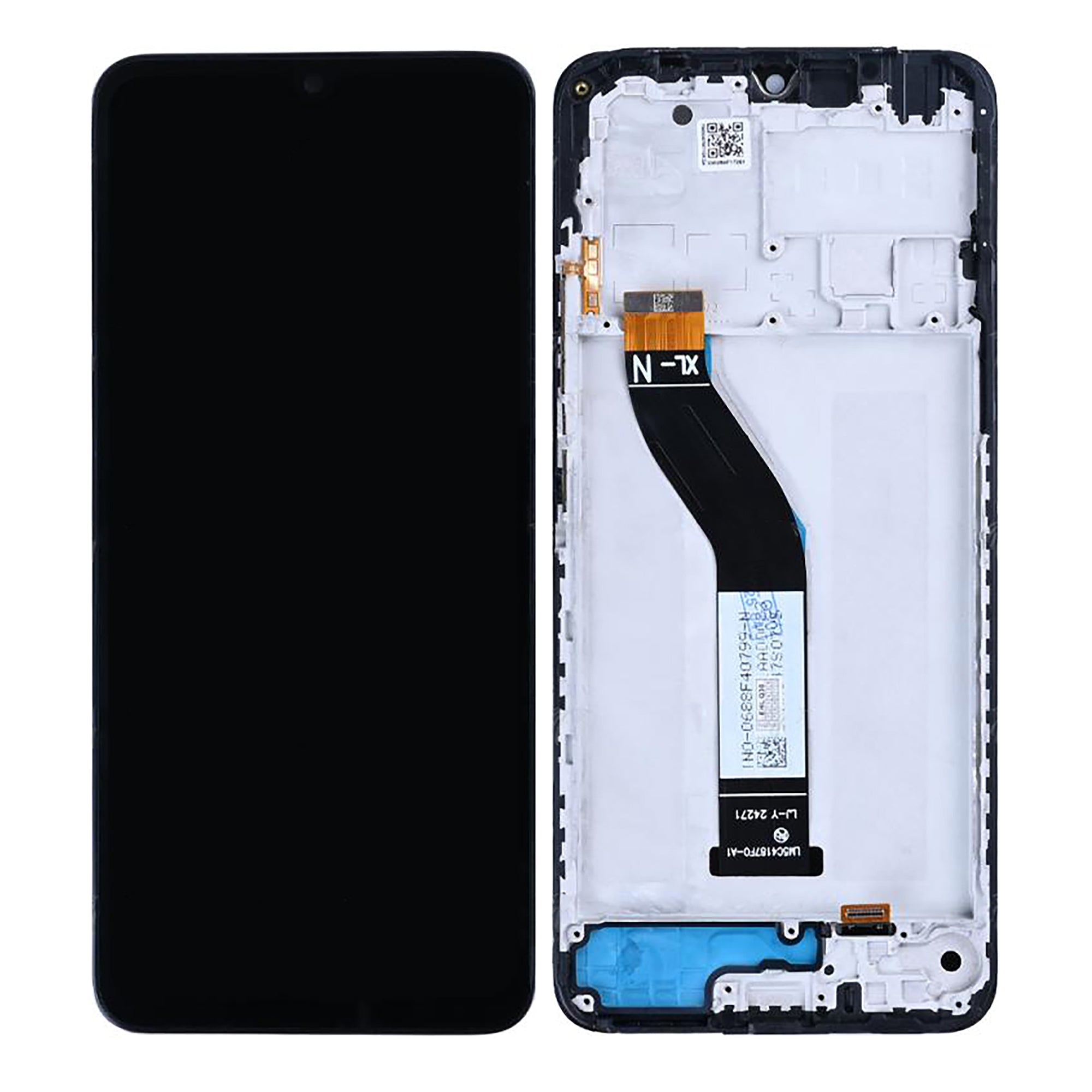 Xiaomi Redmi 14C 4G. Poco C75 4G Display And Digitizer With Frame Midnight Black OEM