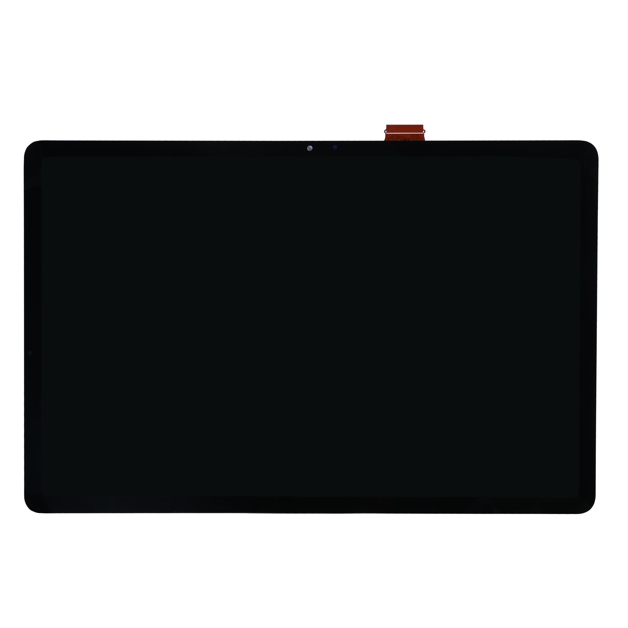 شاشة ومحول رقمي لهاتف سامسونج جالاكسي تاب S7 FE T730. T736 بدون إطار أسود غامض (أصلي)