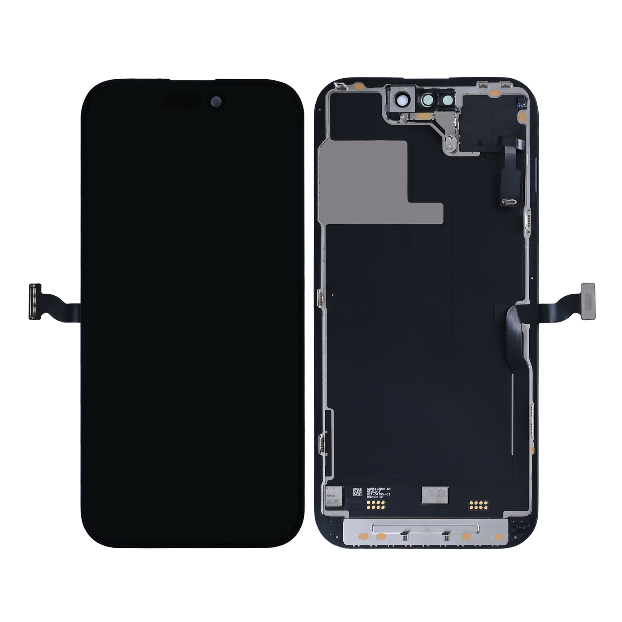 Para Ecrã Apple iPhone 14 Pro Com Cabo Flex do Sensor de Proximidade Recondicionado (Usado Calibrado)