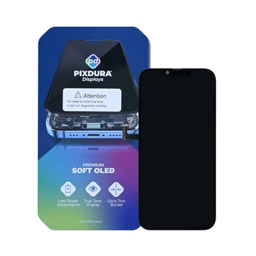 PIXDURA para Apple iPhone 13 Pro Max Ecrã e Digitalizador Soft-OLED (Executar Diagnósticos) (120Hz)