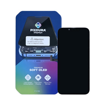 PIXDURA For Apple iPhone 13 Pro Display And Digitizer Soft-OLED (Run Diagnostics) (120Hz)