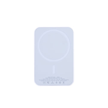 For Apple iPhone 12. 13. 14. 15. 16. 17 Series Battery Pack Magnetic Charging 15W 5000mAh White