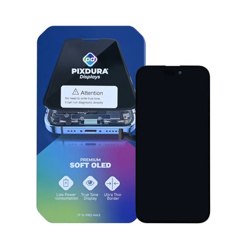 PIXDURA Para Apple iPhone 14 Pro Max Ecrã E Digitalizador Soft-OLED (Executar Diagnósticos) (120Hz)