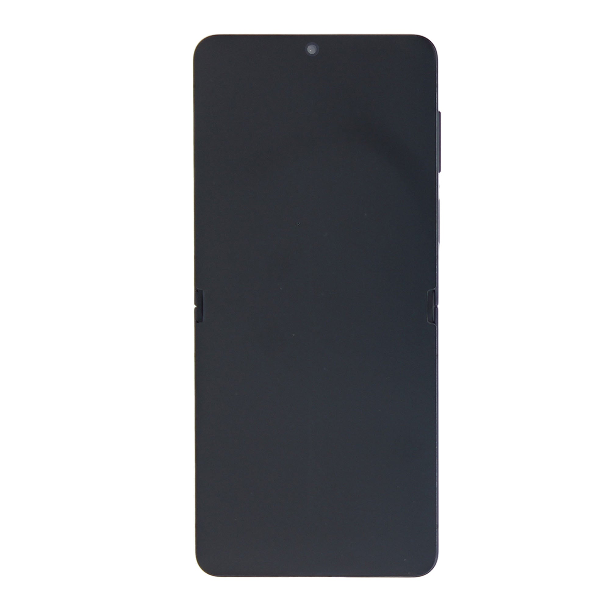 شاشة وهيكل Samsung Galaxy Z Flip7 F766B الرئيسية مع الإطار، باللون الأسود النفاث، حزمة خدمة
