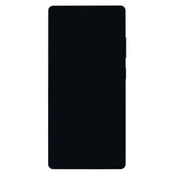 شاشة وديجتايزر Samsung Galaxy S25 Ultra S938B مع إطار تيتانيوم أسود فاحم مجمع مسبقًا