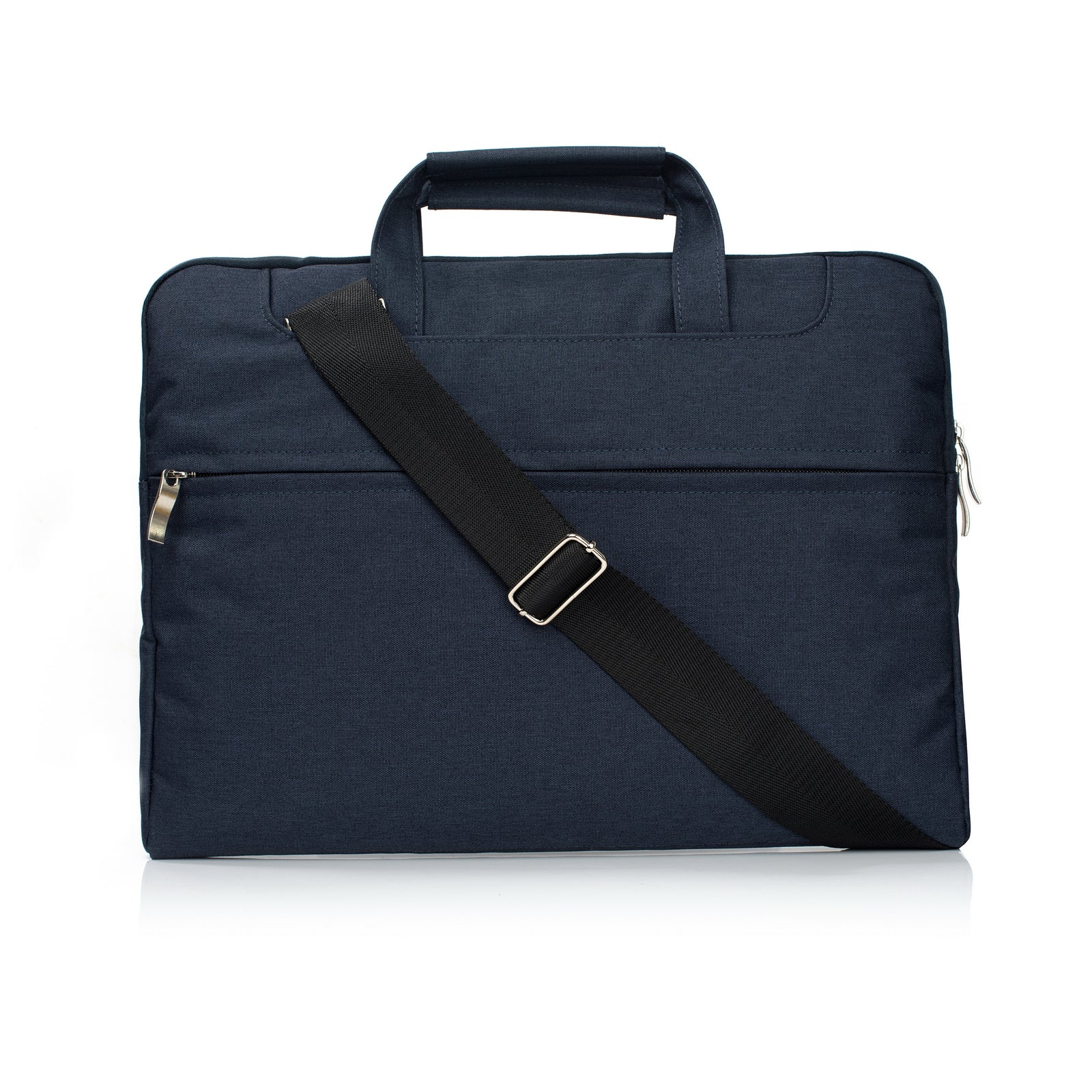 Laptop Sleeve Bag With Shoulder Strap 13. 14.2 inch Navy Blue