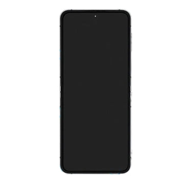 Samsung Galaxy Z Flip7 FE F761B شاشة عرض رئيسية وديجيتاليزر مع إطار أبيض - حزمة خدمة
