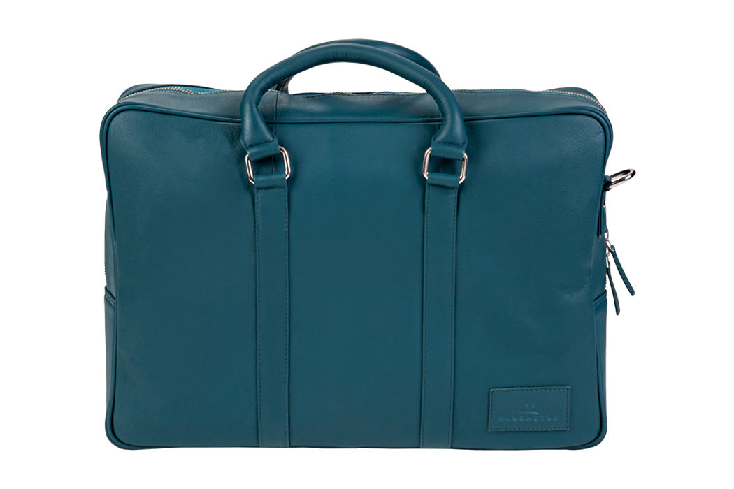 BLUCACTUS OB1002GR حقيبة مكتب جلد أخضر