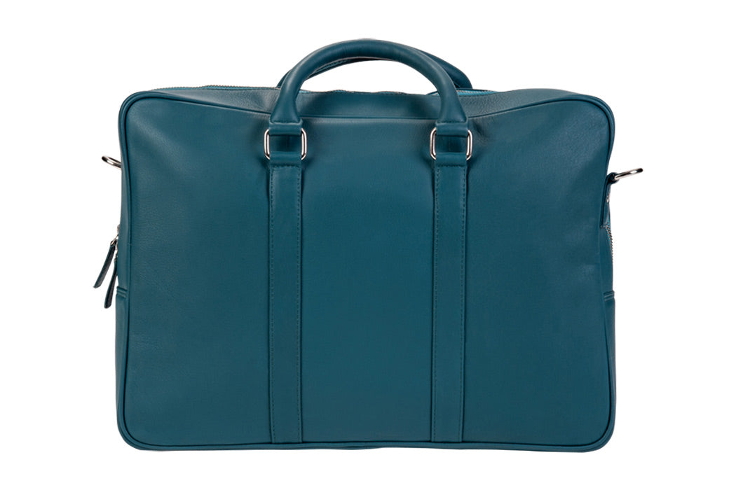 BLUCACTUS OB1002GR حقيبة مكتب جلد أخضر