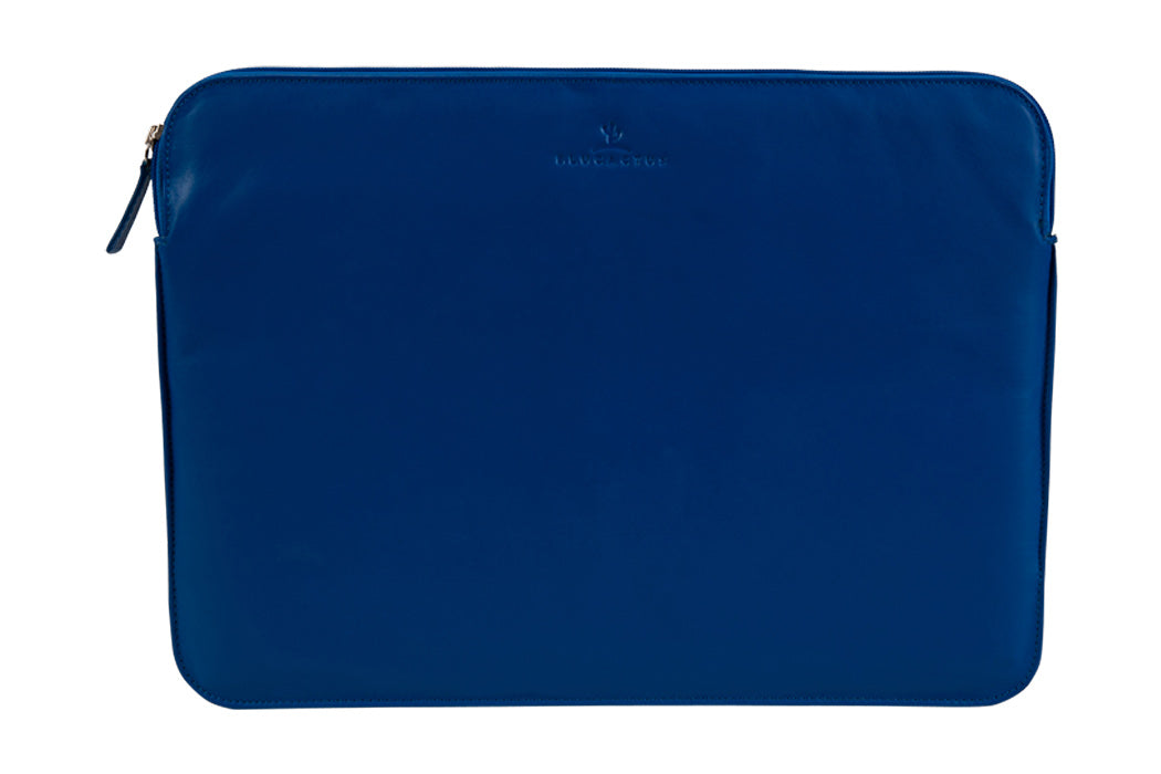 BLUCACTUS LS1004BL جراب لابتوب جلد 14 بوصة أزرق