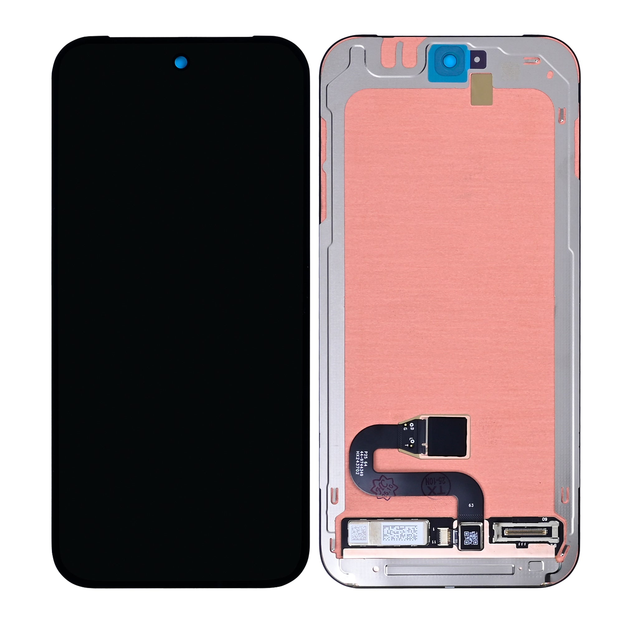 Google Pixel 10 Ecrã e Digitalizador com Suporte Preto OEM
