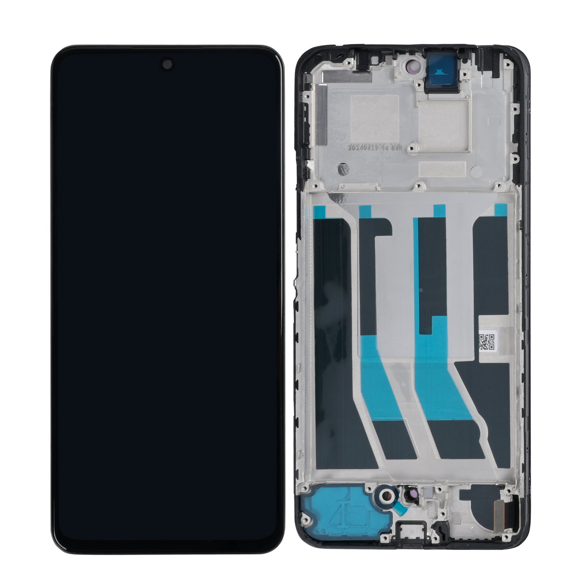 Ecrã e Digitalizador Realme 12 Plus com Aro Preto OEM