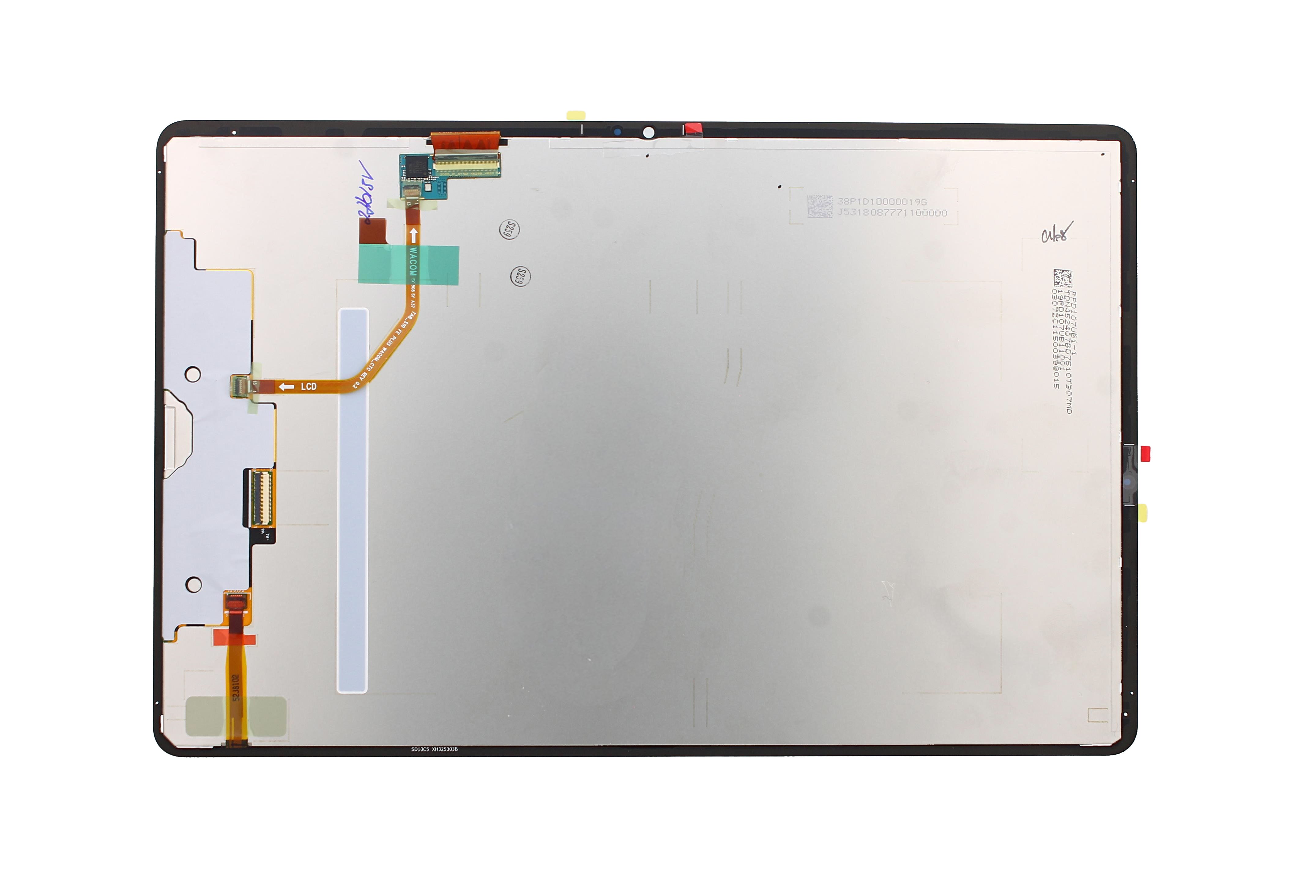 شاشة وديجيتالايزر Samsung Galaxy Tab S10 FE Plus X620. X626B بدون إطار، أسود، حزمة خدمة