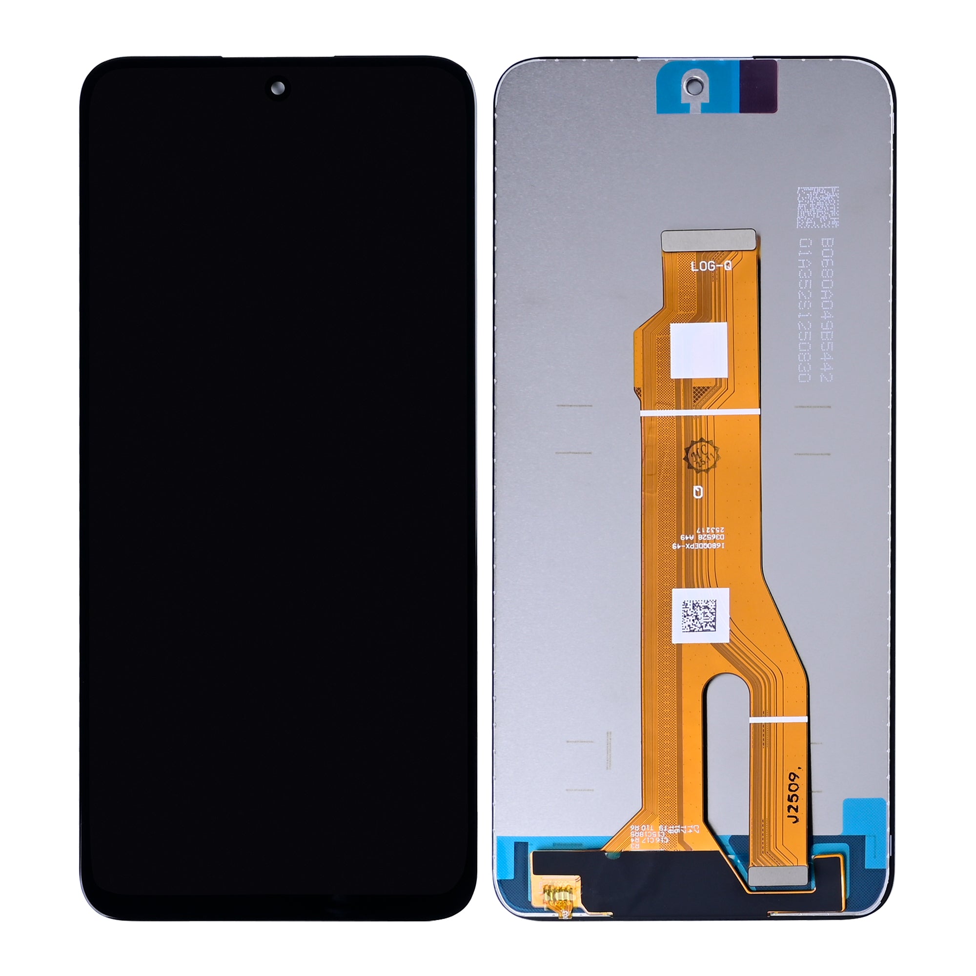 Honor 400 Smart 5G. Honor X7d Display And Digitizer Without Frame Black OEM