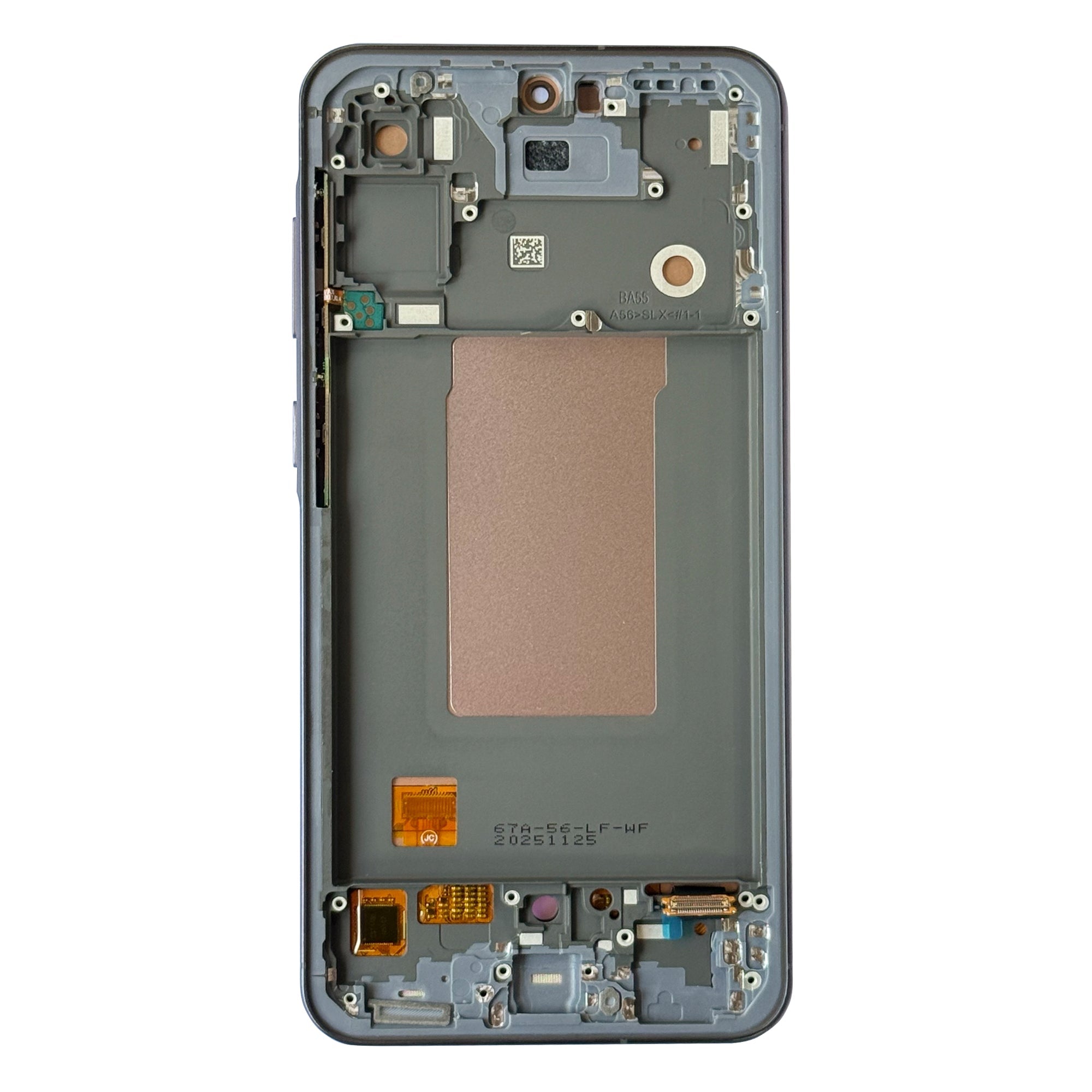 Samsung Galaxy A56 A566B Ecrã e Digitalizador com Estrutura Grafite Soft-OLED