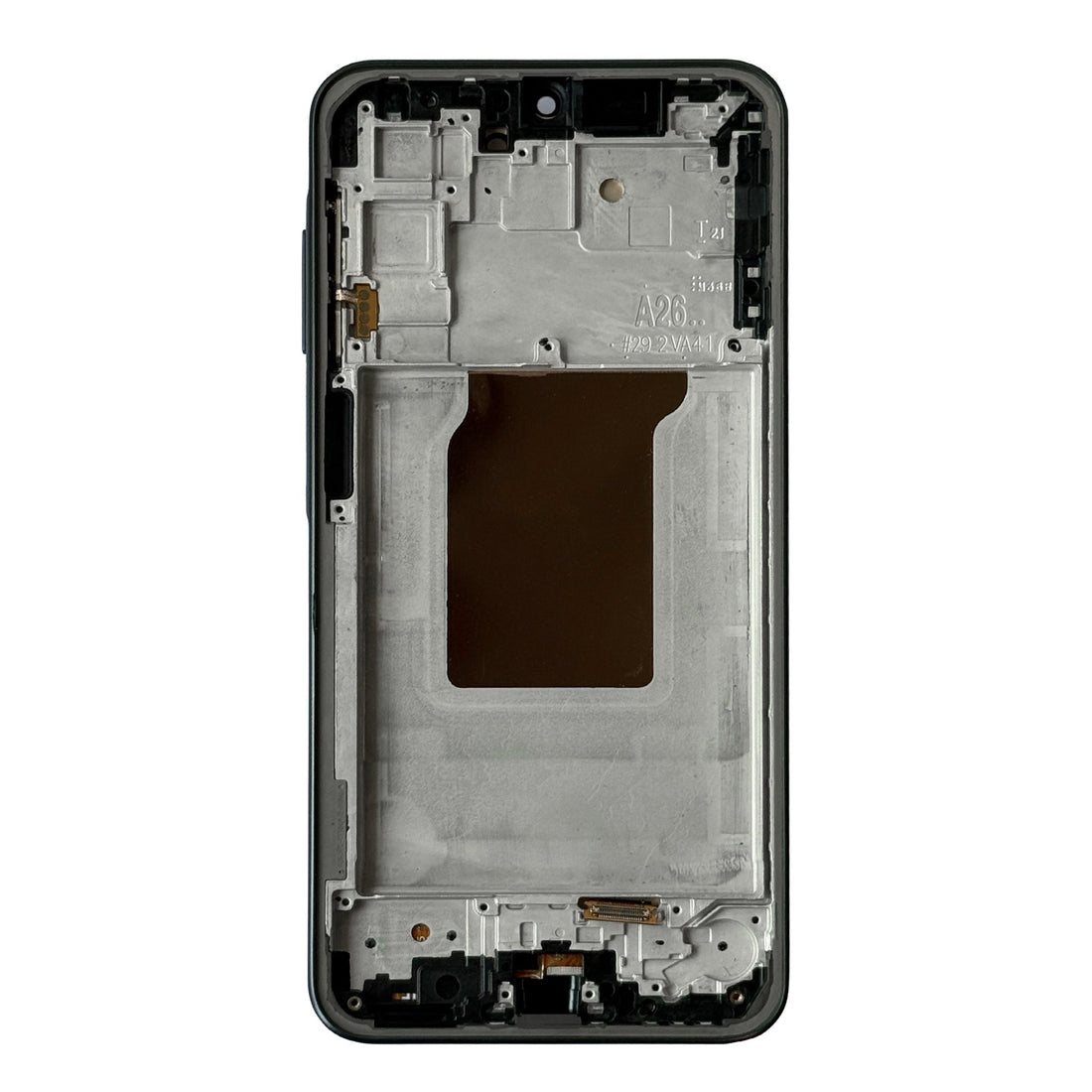 شاشة عرض ومحول رقمي سامسونج جالكسي A26 A266B مع إطار أسود من نوع Soft-OLED