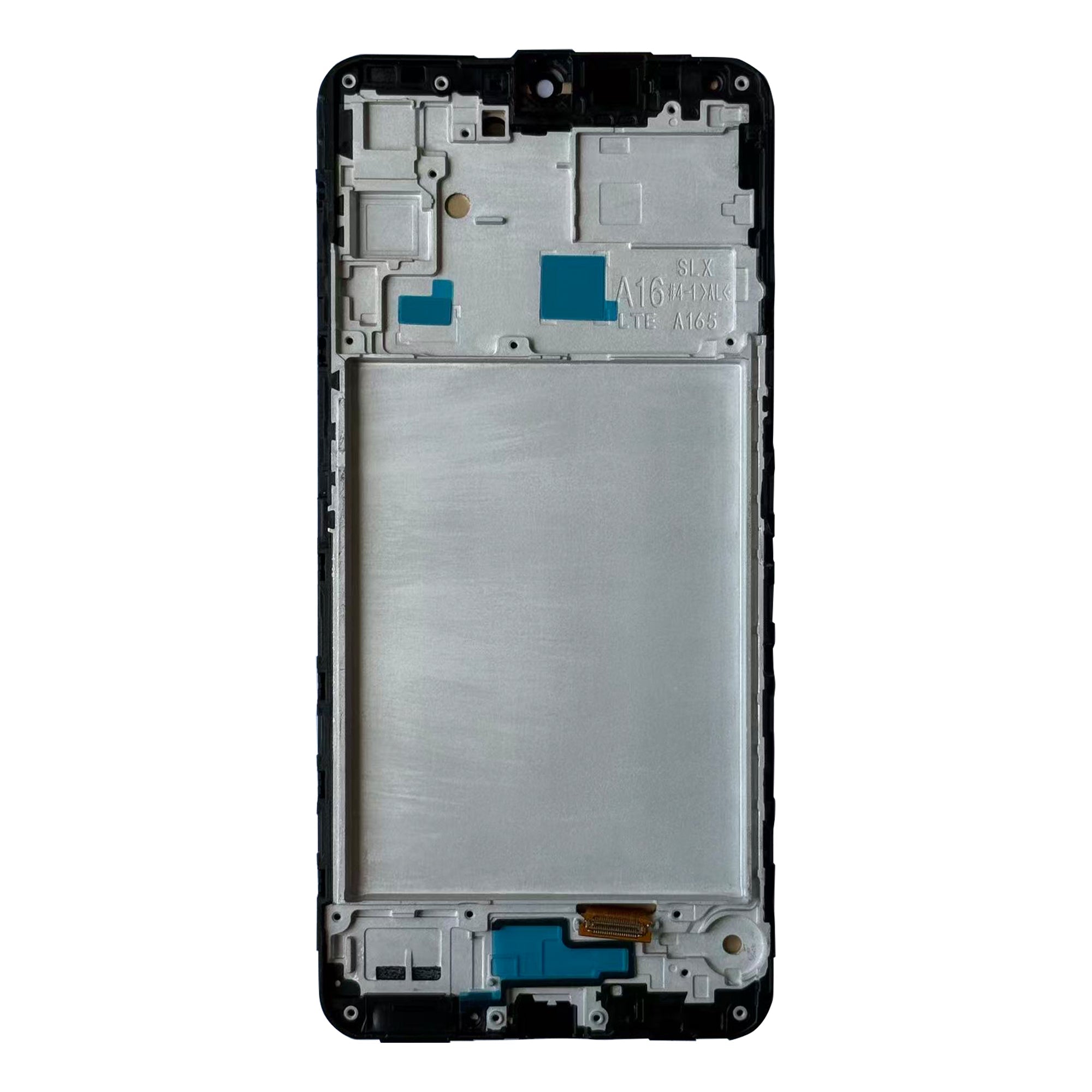 Samsung Galaxy A16 4G (EU) A165F Ecrã e Digitalizador com Armação Preto Soft-OLED