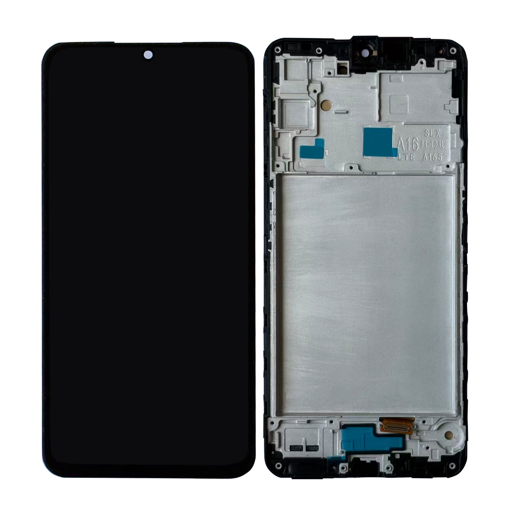 Samsung Galaxy A16 4G (EU) A165F Ecrã e Digitalizador com Armação Preto Soft-OLED
