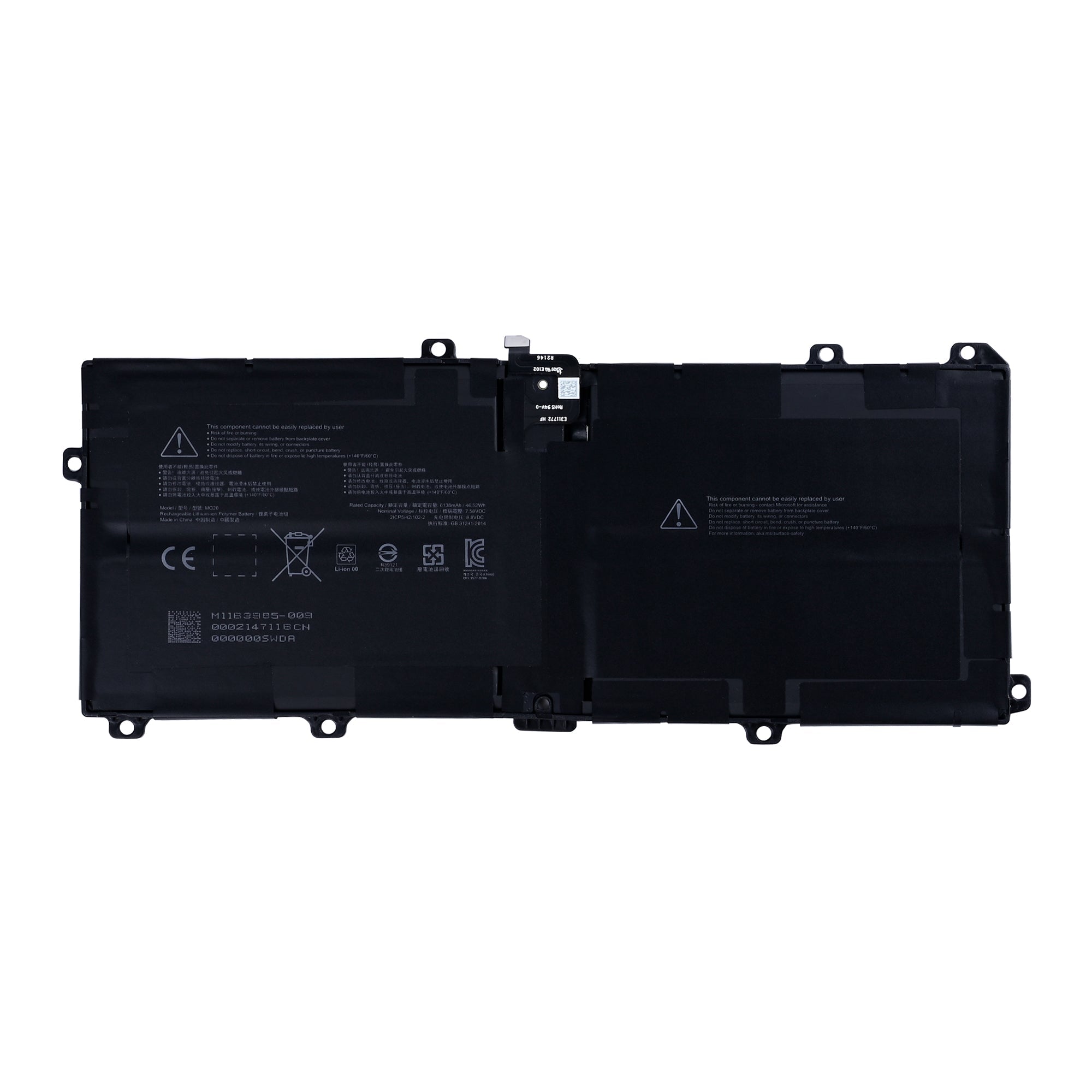 Microsoft Surface Pro 9. Bateria Pro 9 5G DYNM04 OEM