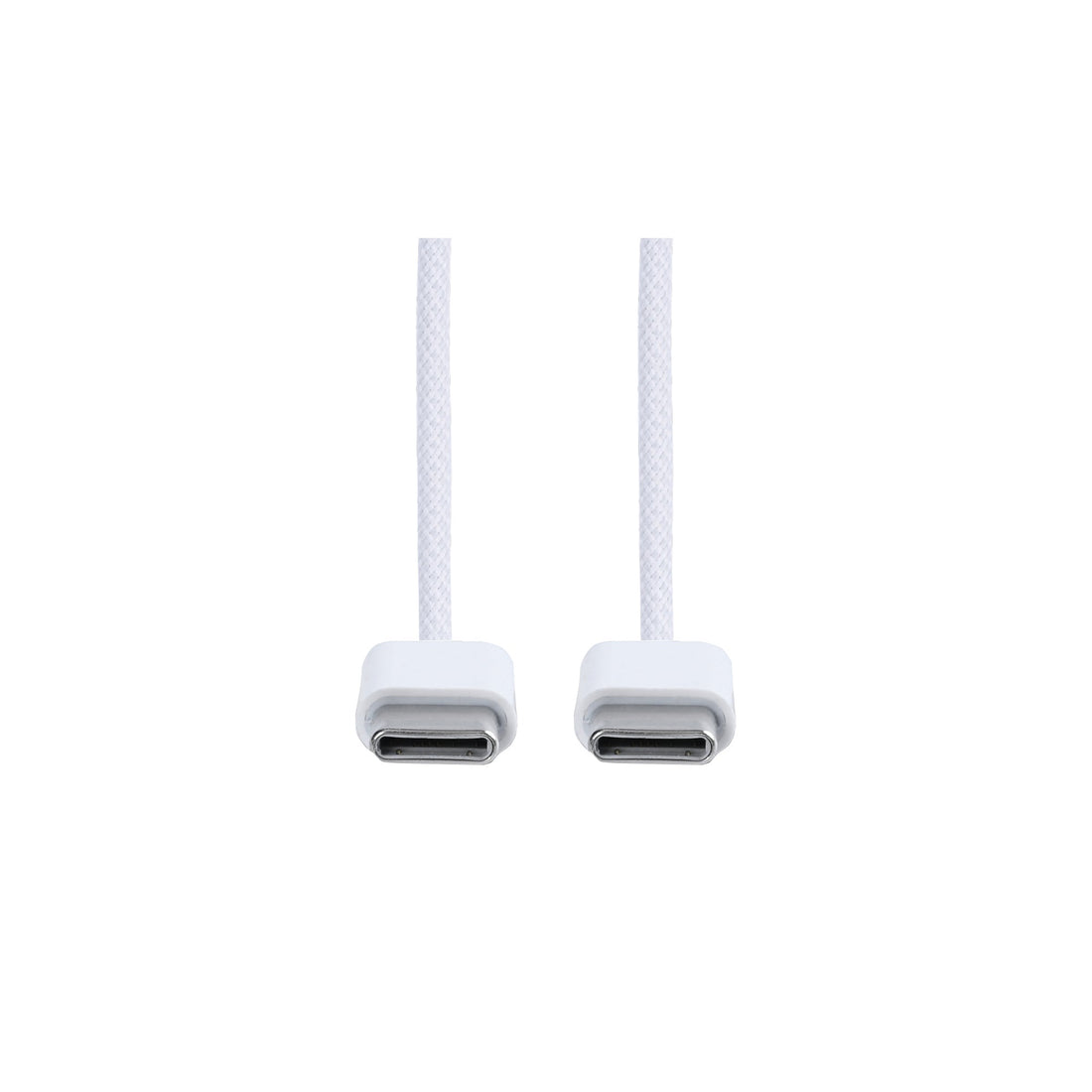 لسلسلة هواتف ابل آيفون 15. سلسلة 16. سلسلة 17. كابل USB-C إلى USB-C منسوج 100 سم 60 واط أبيض بالجملة (لف دائري)