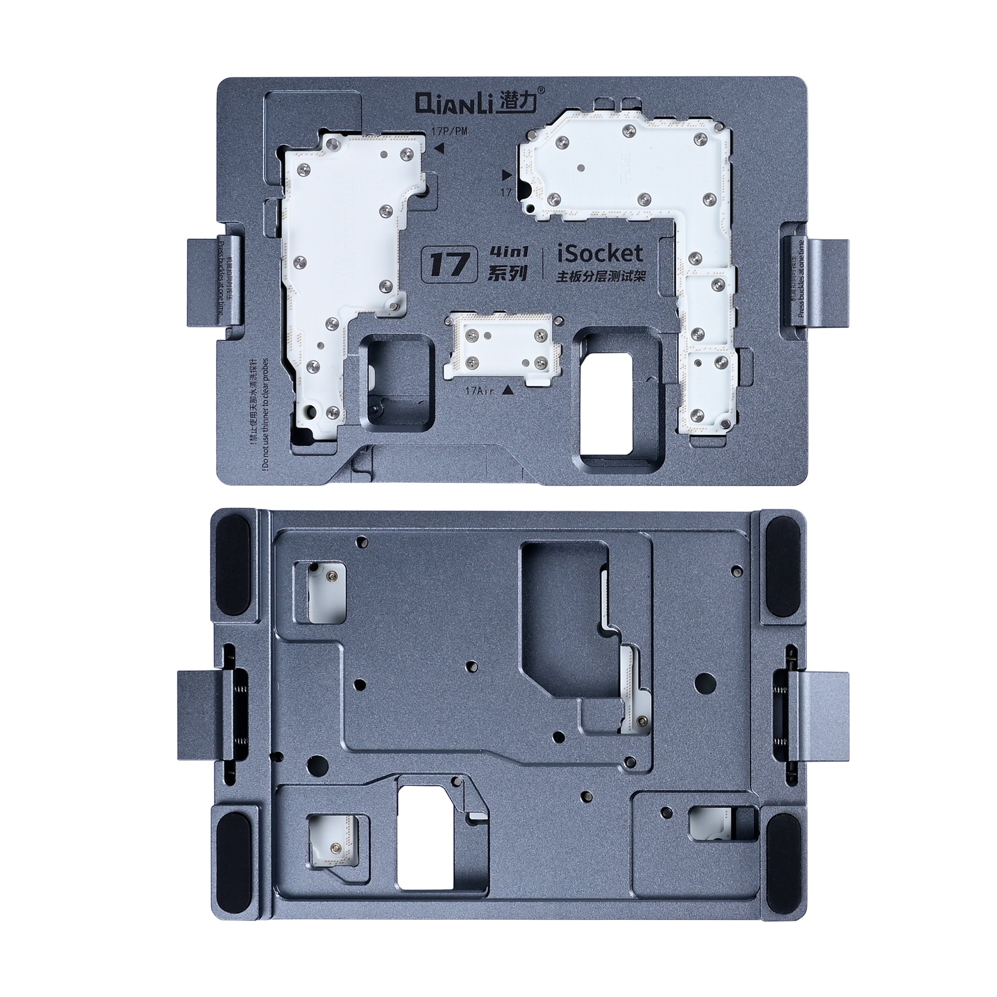 QIANLI iSocket 4 em 1 Estrutura de Teste Camadas da Placa-Mãe Para Apple iPhone Série 17