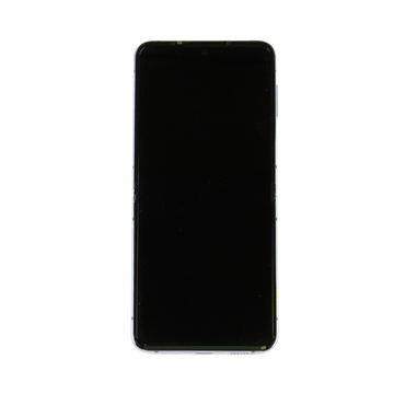 شاشة عرض ومحول رقمي رئيسي لهاتف Samsung Galaxy Z Flip4 F721B مع إطار أزرق (عبوة خدمة)