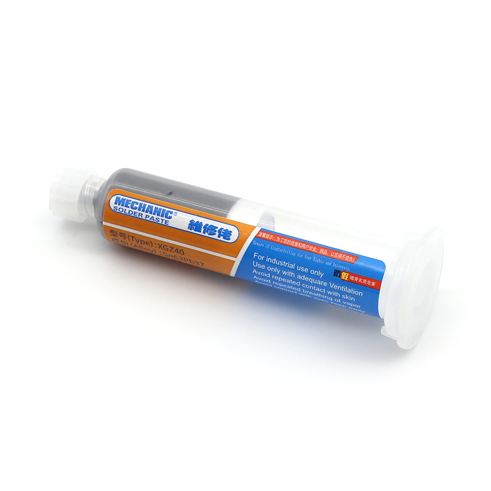 MECHANIC XG-Z40 10cc Syringe Solder Paste Flux Sn63/Pb37 25-45um Paste Tin Cream
