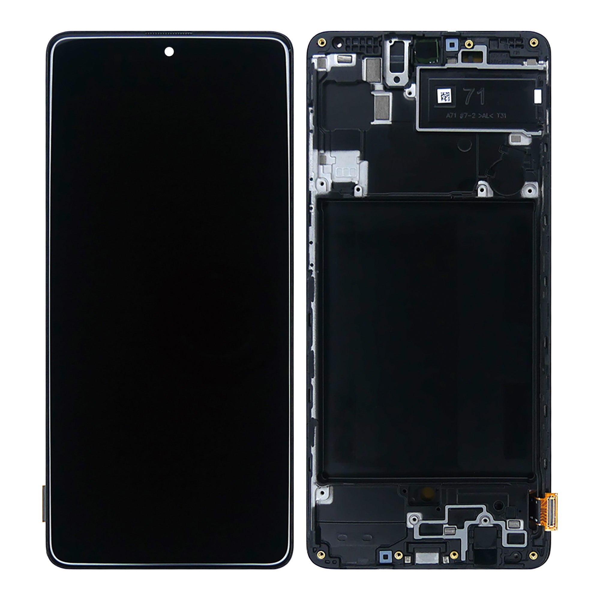 Samsung Galaxy A71 A715F Ecrã e Digitalizador com Aro Service Pack