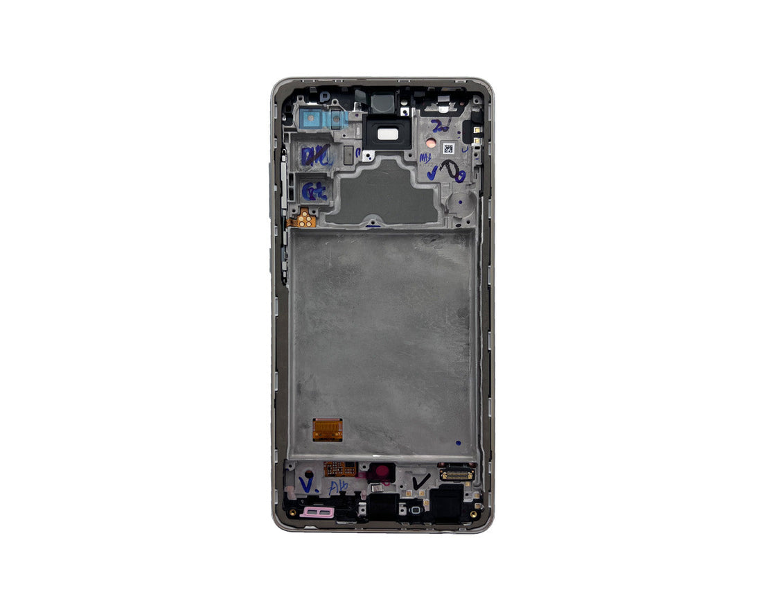 Samsung Galaxy A72 A725F Ecrã E Digitalizador Com Aro Branco Fantástico Service Pack