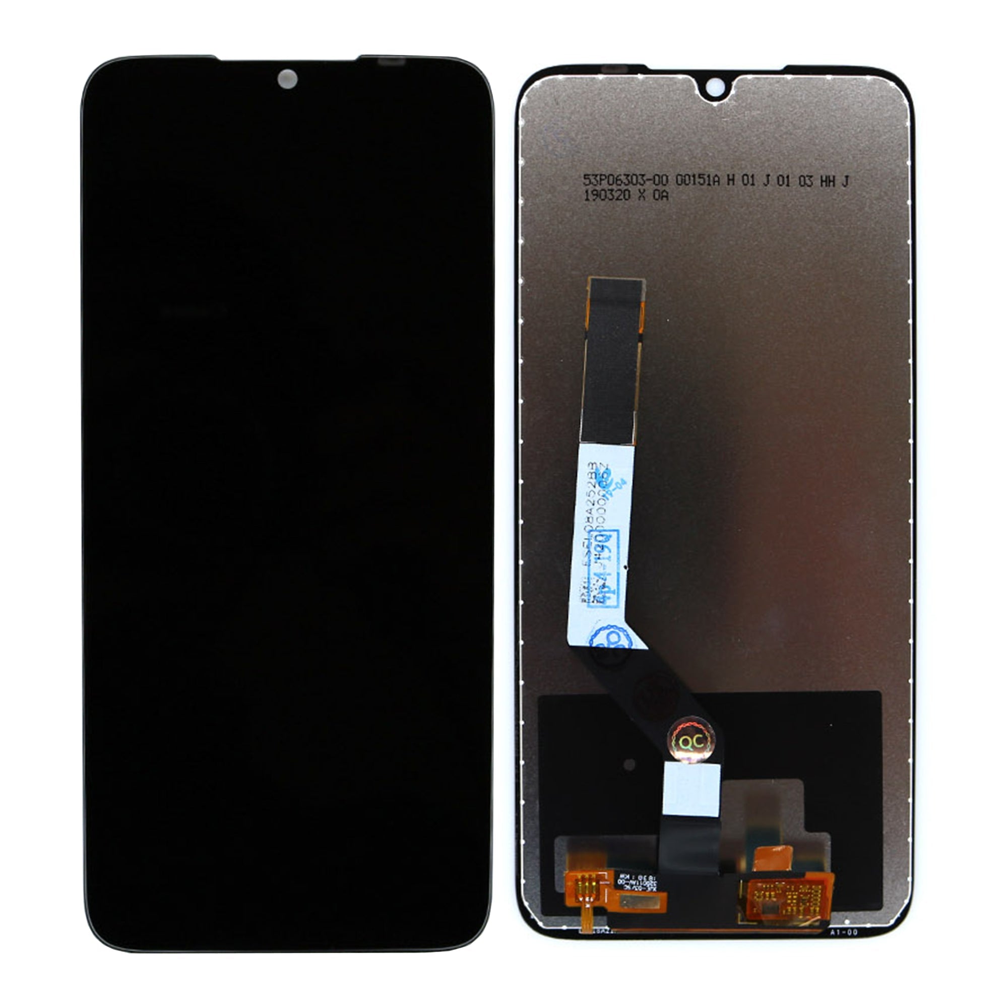 Xiaomi Redmi Note 7. Ecrã e Digitalizador Redmi Note 7 Pro Sem Moldura Preto OEM