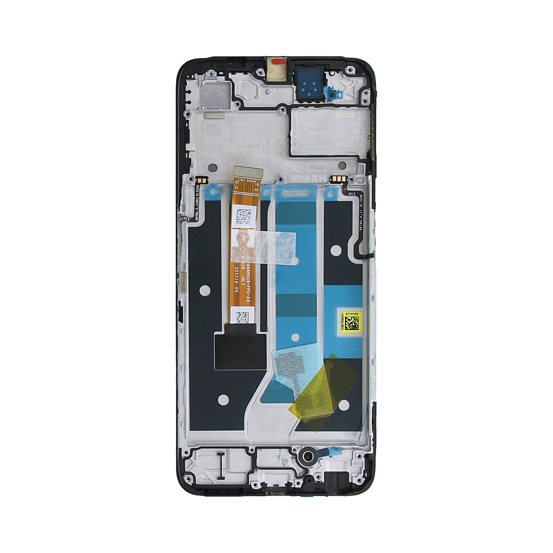 شاشة وديجتايزر Oppo A78 5G مع إطار أسود لامع أصلي (OEM)