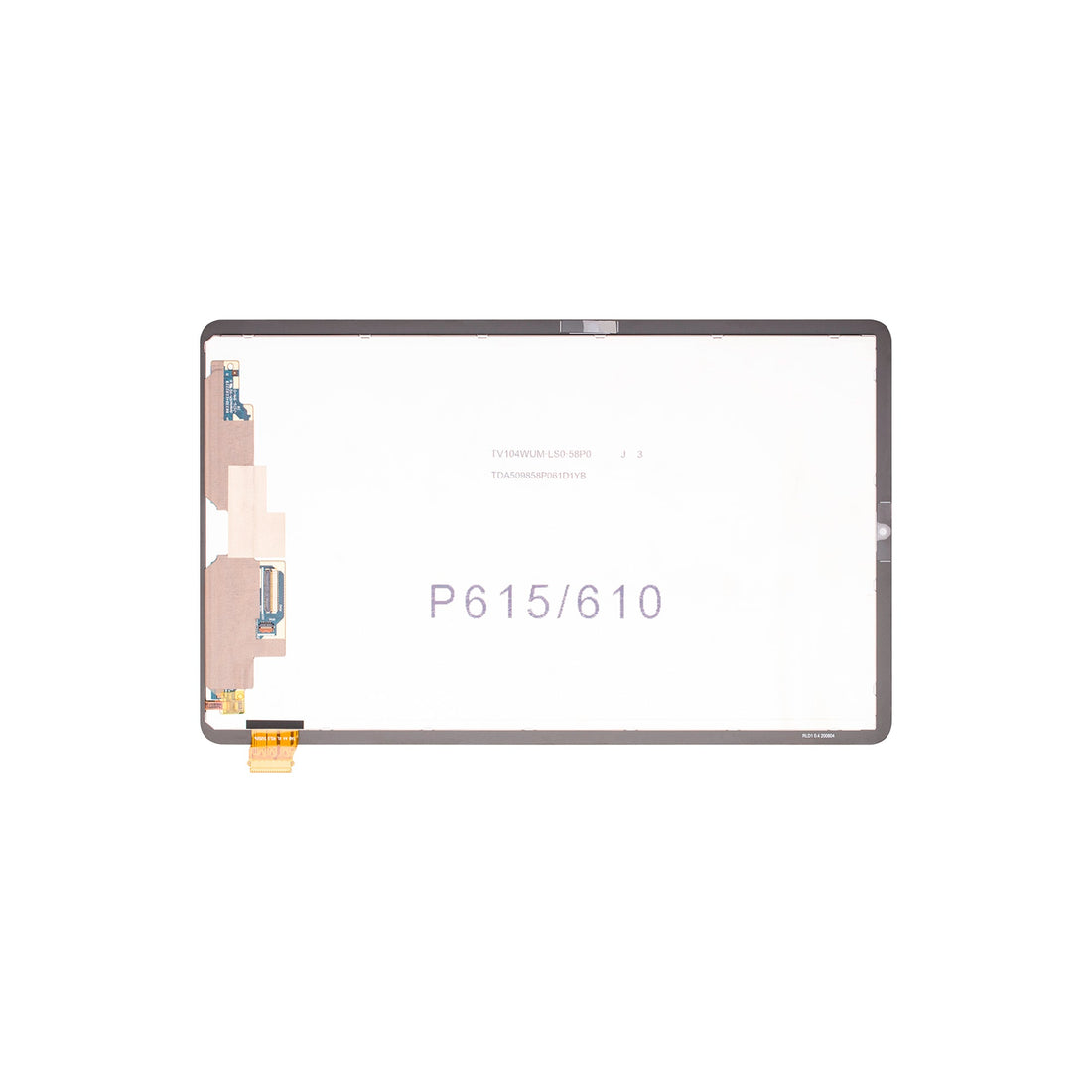 شاشة عرض و محول رقمي (ديجتايزر) لهاتف Samsung Galaxy Tab S6 Lite P610. Tab S6 Lite P613 (2022) بدون إطار أسود أصلي