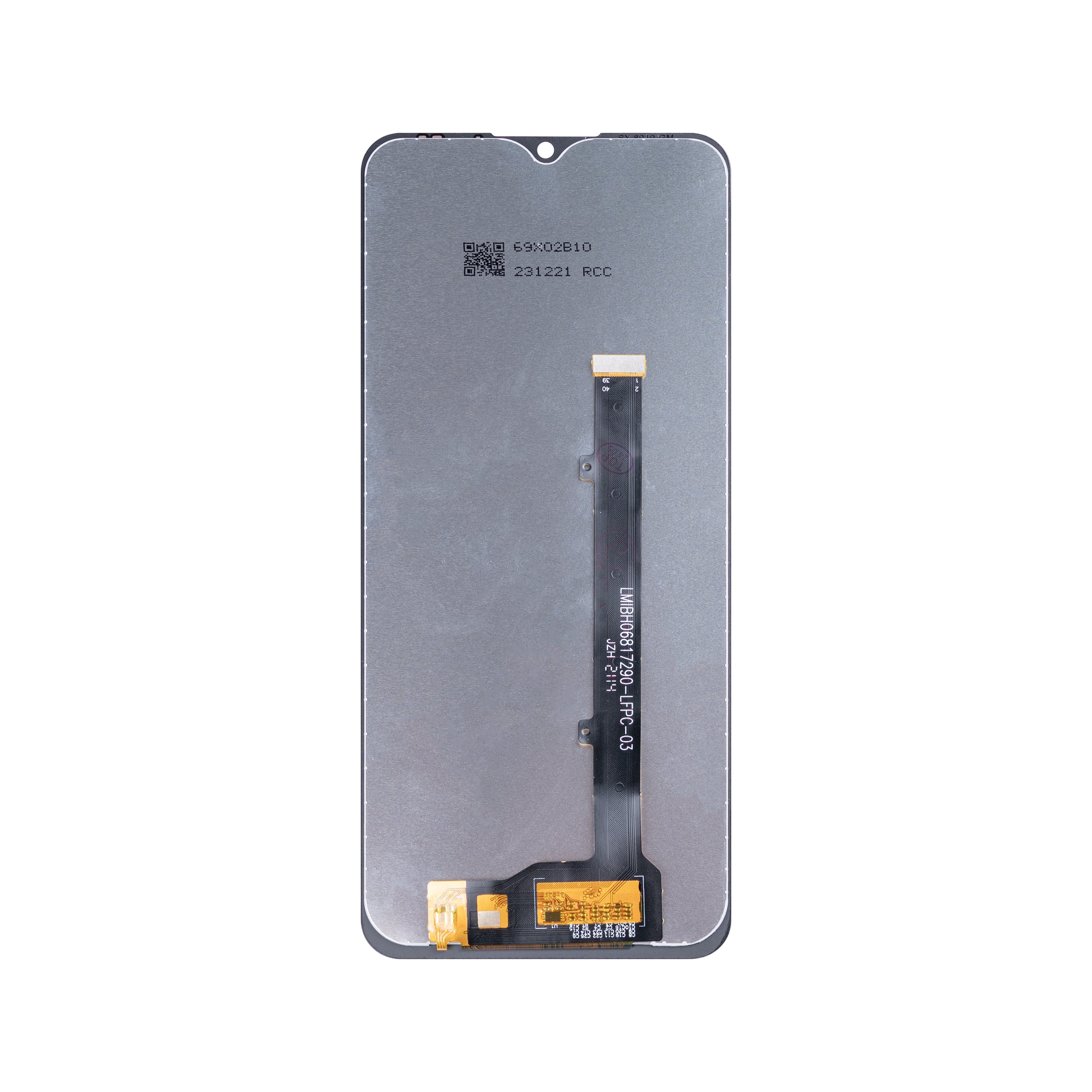 Ecrã e Digitalizador ZTE Blade V30 Vita Sem Aro Preto OEM