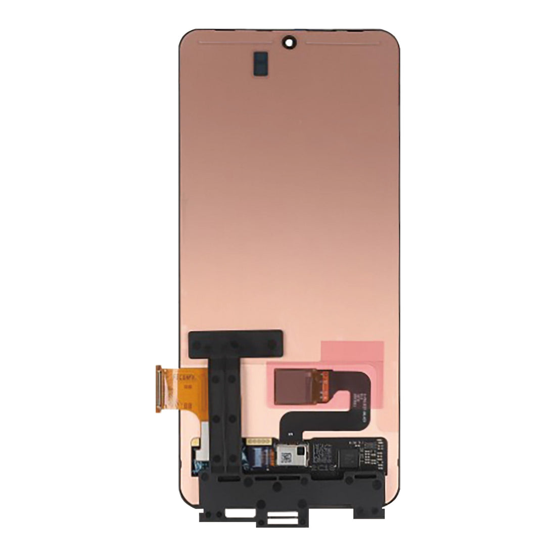 شاشة وهيكل لمس لهاتف سامسونج جالاكسي S21 5G G991B بدون إطار - أسود (حزمة خدمة)
