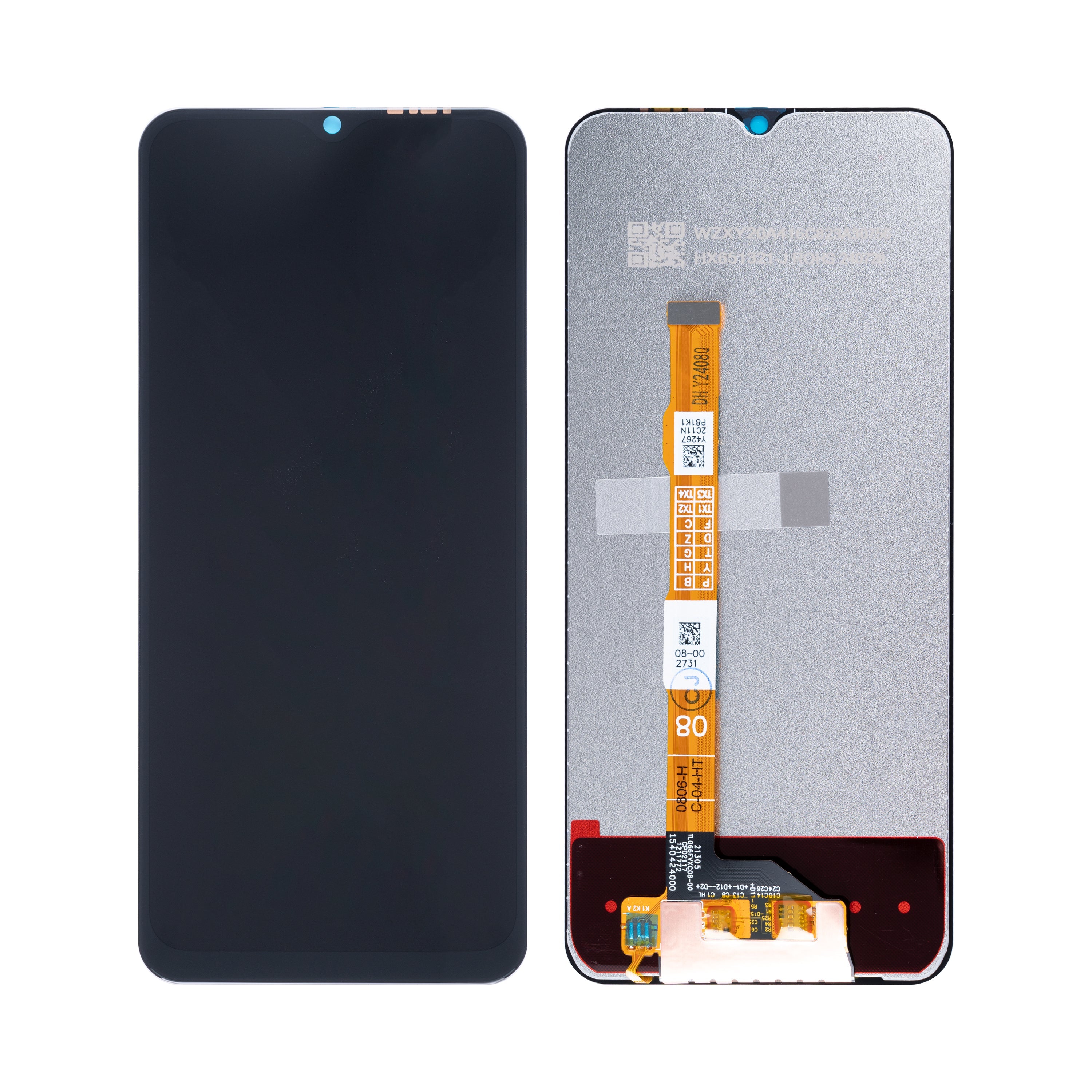 Ecrã e Digitalizador Vivo Y31s. Y51 (2020). Y52. Y52s. Y72 5G sem Estrutura Preto OEM
