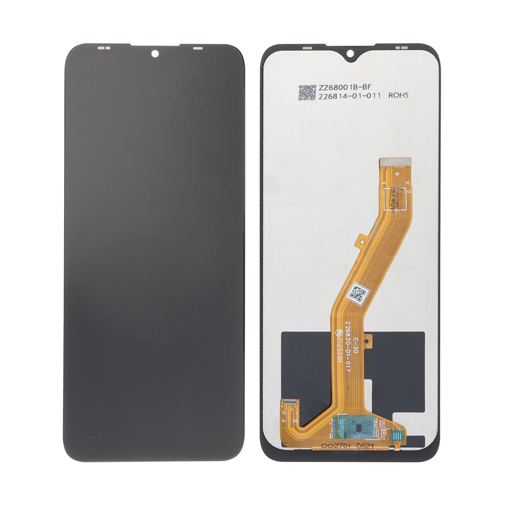 Nokia C30 Ecrã e Digitalizador Sem Aro Preto OEM