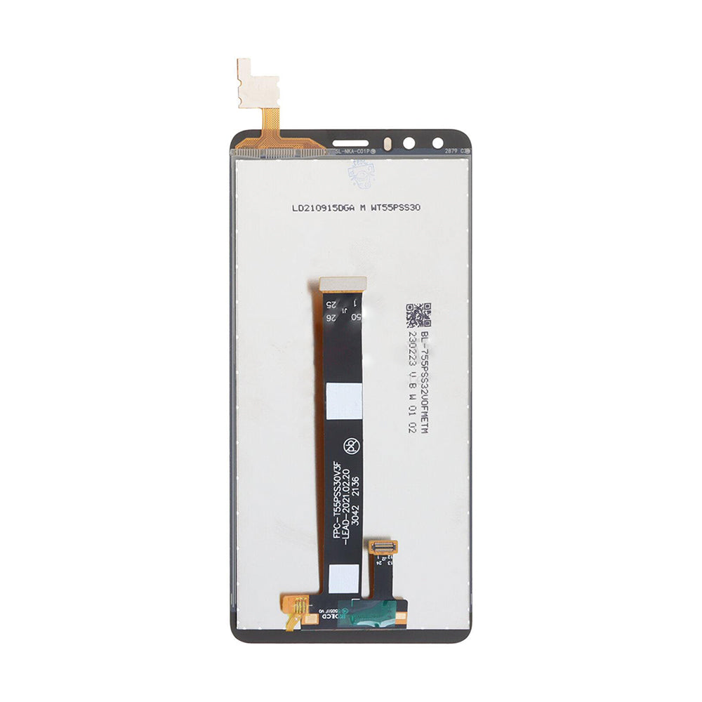 شاشة Nokia C01 Plus و ديجتايزر بدون إطار أسود OEM