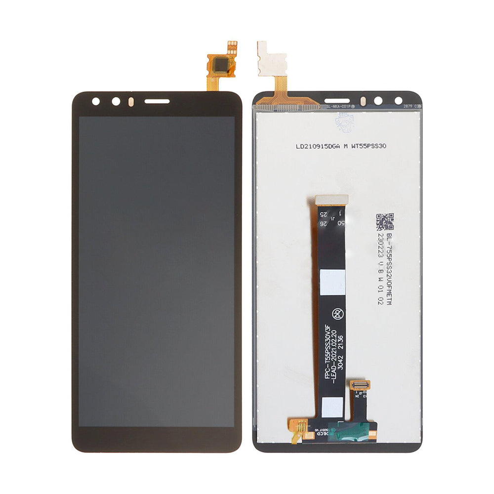 شاشة Nokia C01 Plus و ديجتايزر بدون إطار أسود OEM