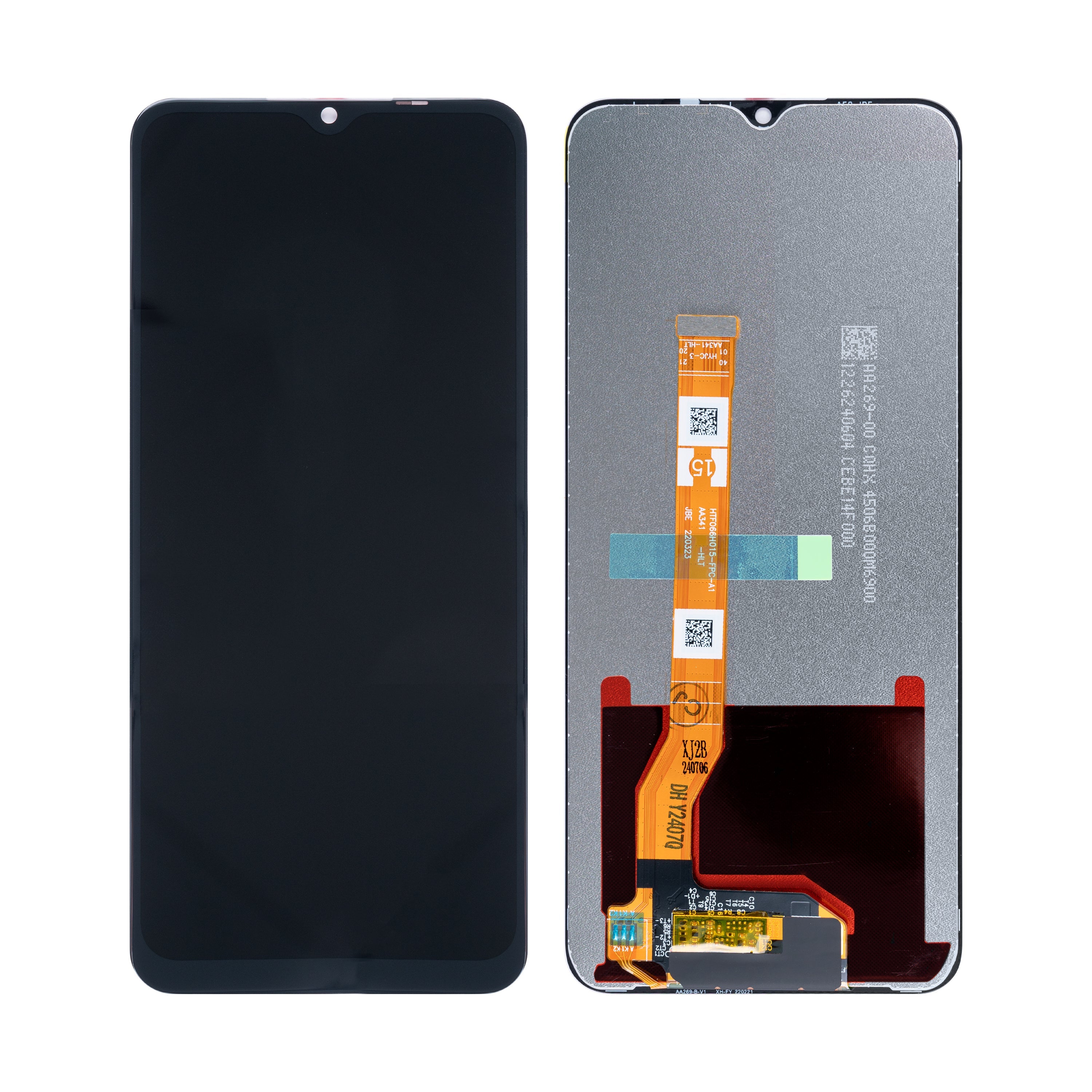 Oppo A18. Ecrã e Digitalizador A38 Sem Aro Preto OEM