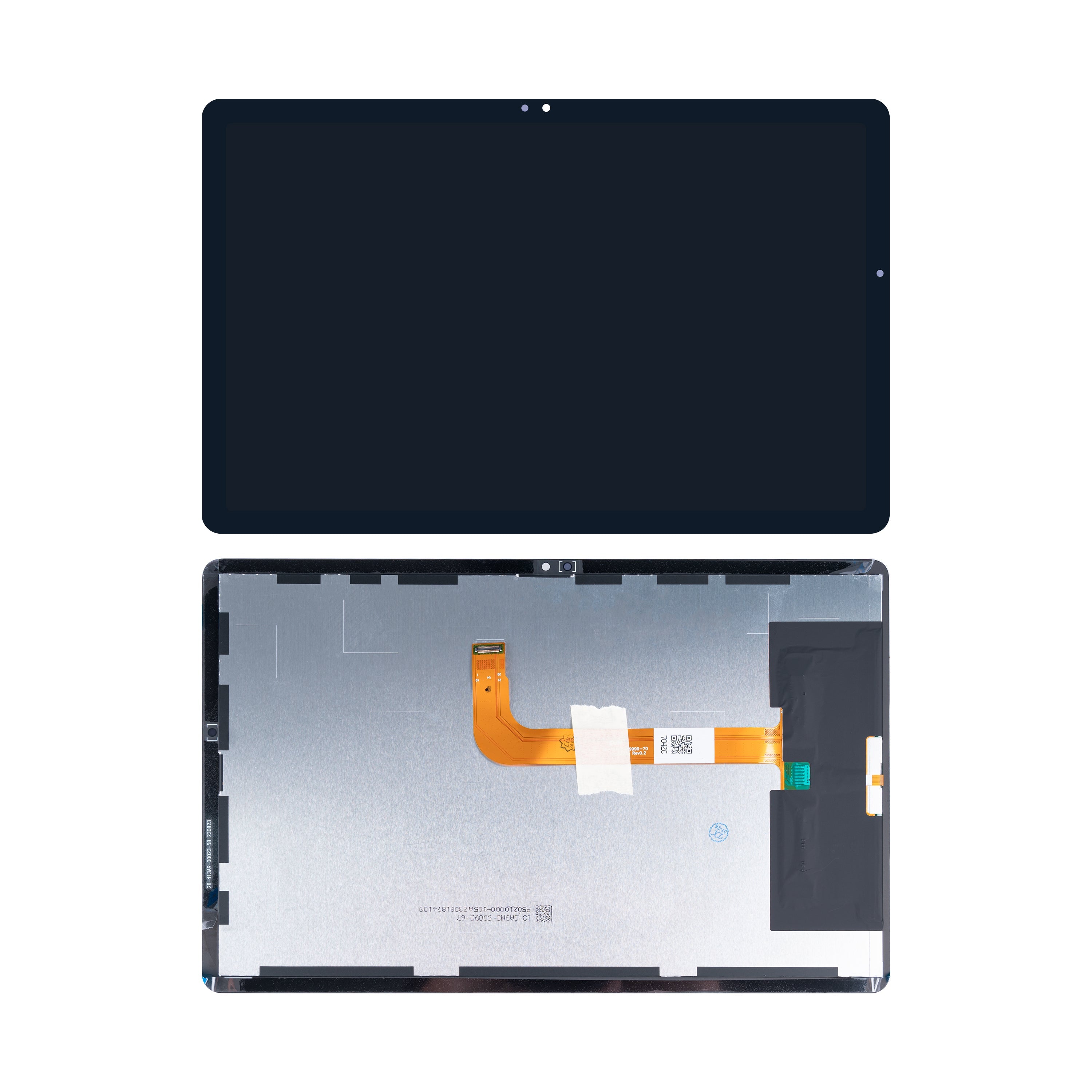 شاشة وجهاز رقمي لهاتف سامسونج جالاكسي تاب A9 بلس X210.X216B بدون إطار أسود OEM