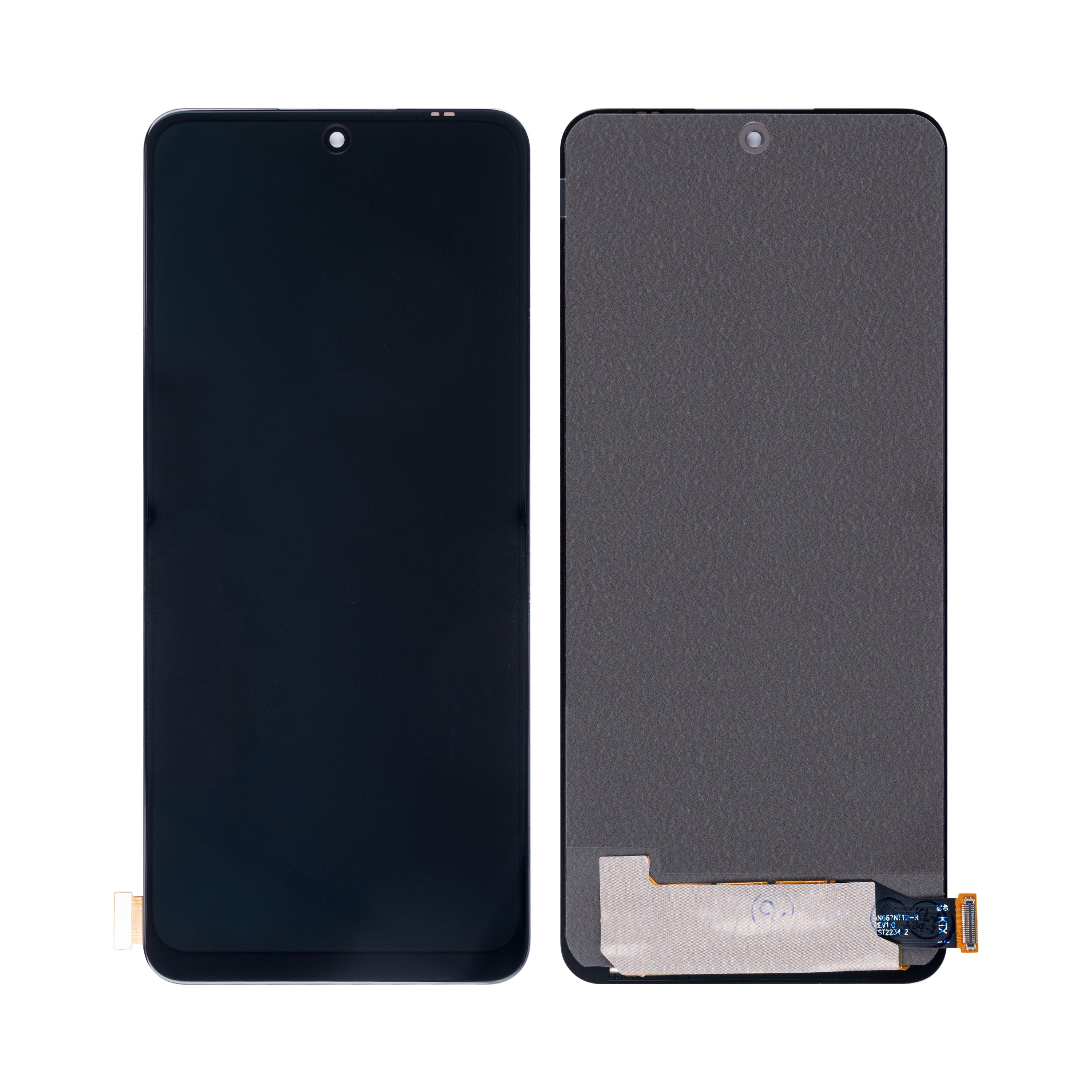 شاشة Xiaomi Redmi Note 12 4G. Note 12 5G. Poco X5 5G وديجيتالايزر بدون إطار أسود أصلي