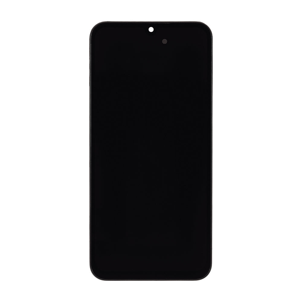 Samsung Galaxy A15 A155F. A15 5G A156B Display And Digitizer With Frame Brave Black Soft-OLED