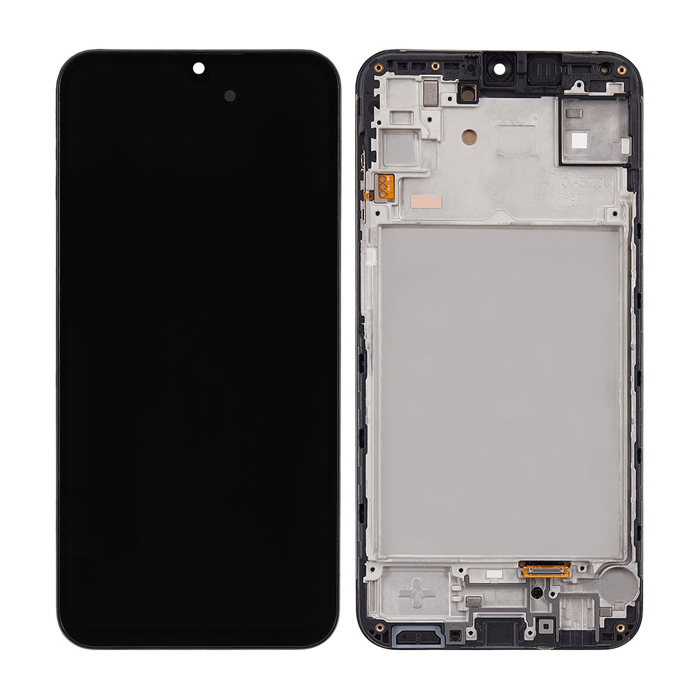 Samsung Galaxy A15 A155F. A15 5G A156B Display And Digitizer With Frame Brave Black Soft-OLED