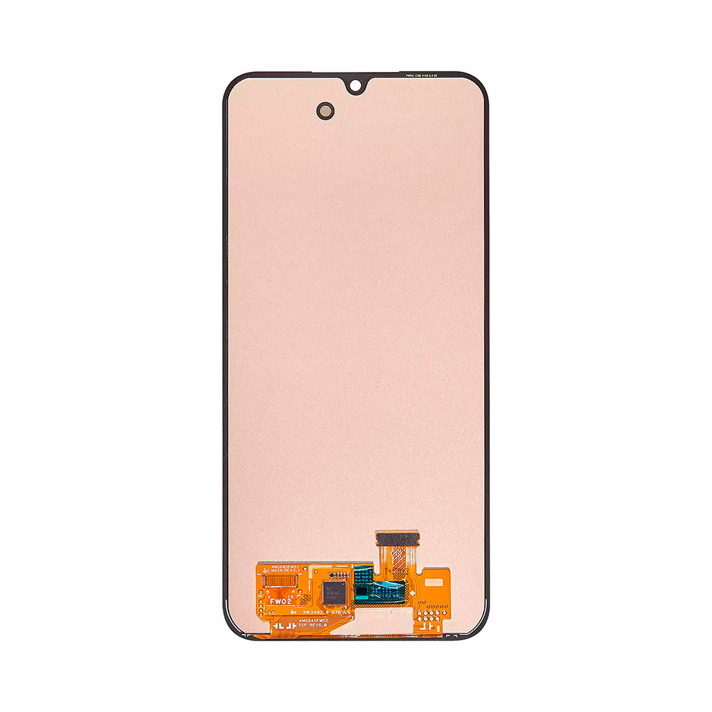 شاشة عرض جهاز سامسونج جالاكسي A15 A155F. A15 5G A156B ومحول رقمي بدون إطار بلون أسود Soft-OLED