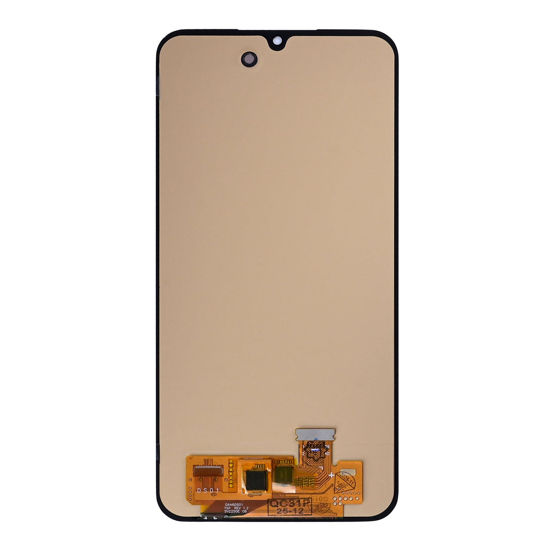 شاشة وديجيتال سامسونج جالاكسي A25 5G A256B بدون إطار أسود من نوع Soft-OLED