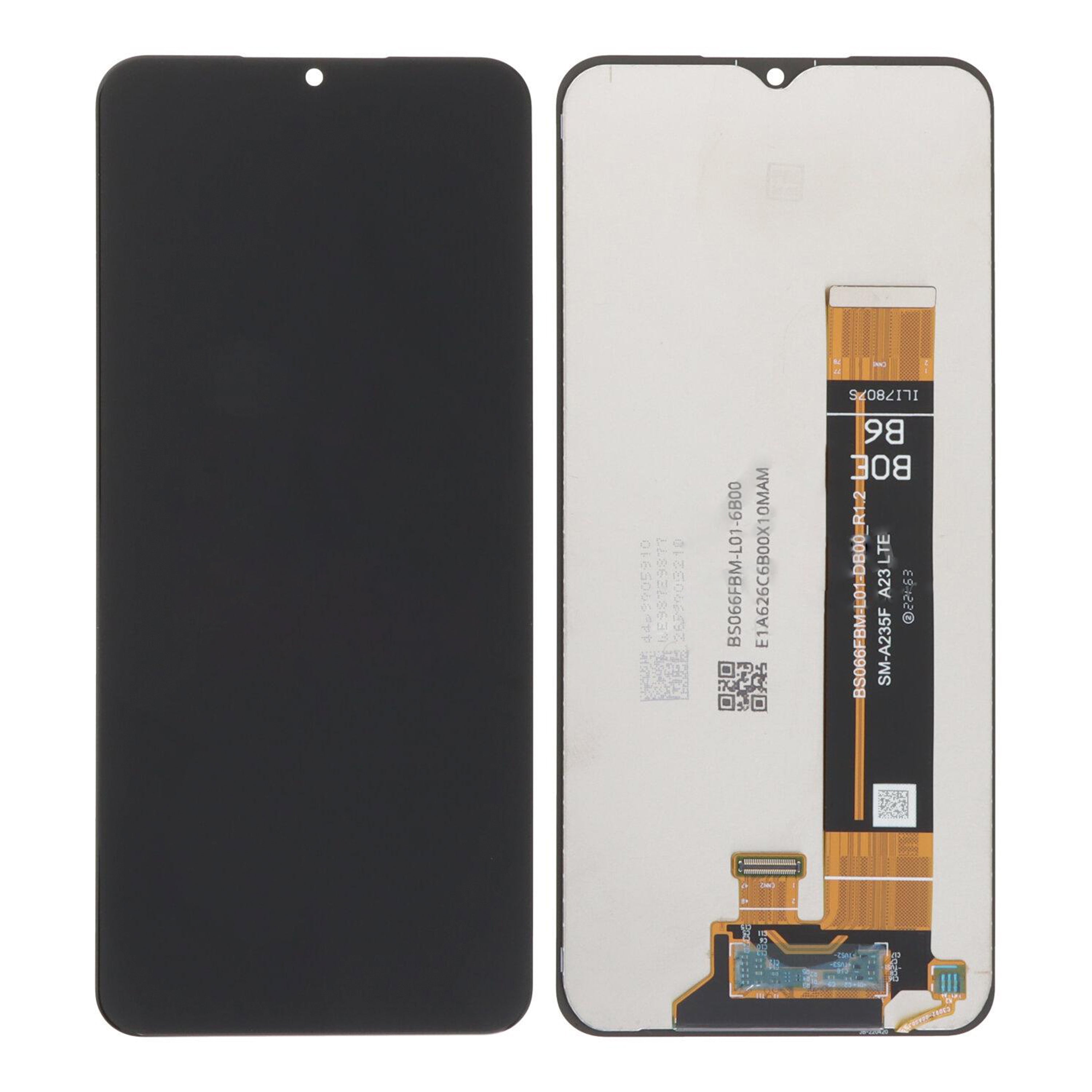 Samsung Galaxy A23 A235F Ecrã e Digitalizador sem Estrutura Preto Soft-OLED