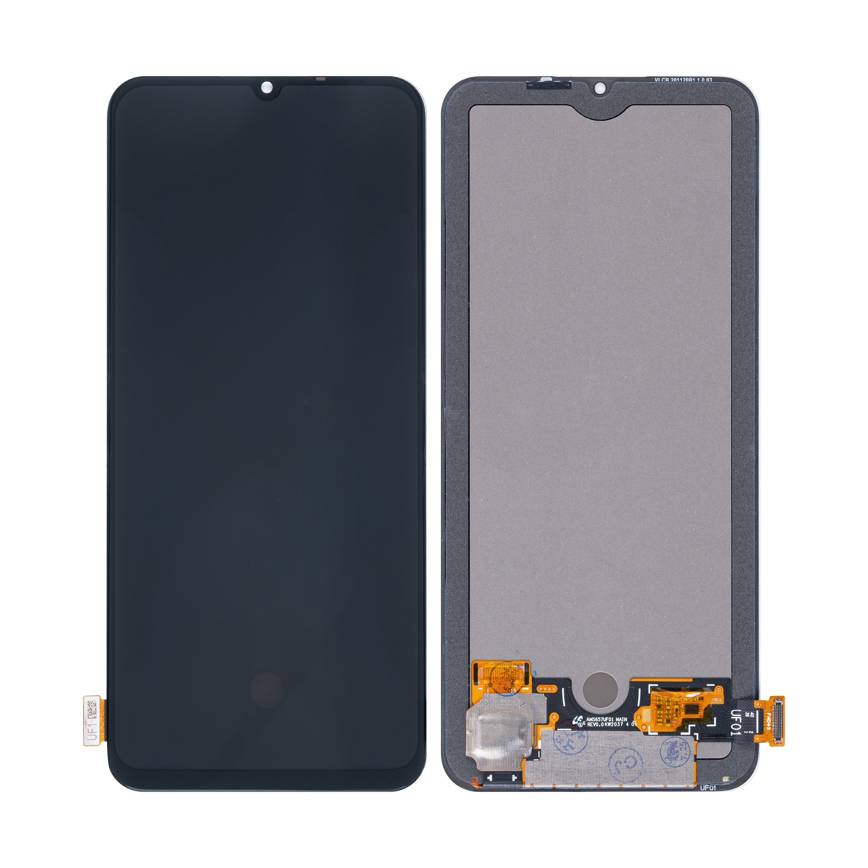Ecrã e Digitalizador Xiaomi Mi 10 Lite 5G Sem Aro Preto OEM